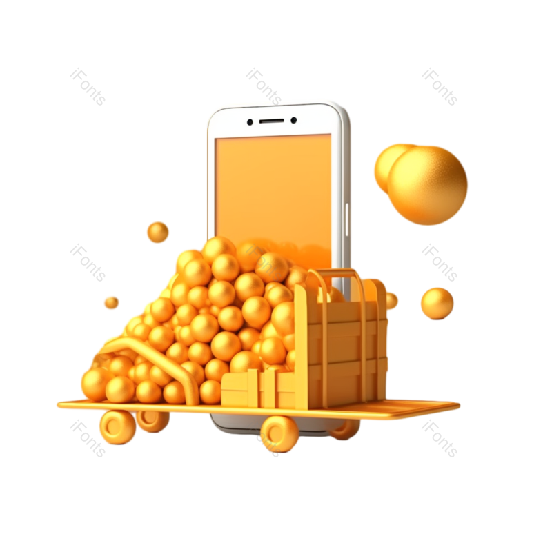 商品图片,现代元素,插画PNG,电话免抠素材